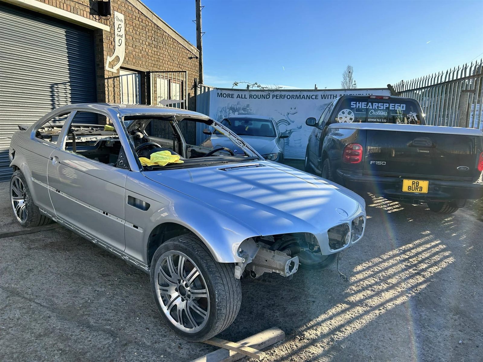 The Shearspeed Customs workshop at Units 8 and 9, Queenborough